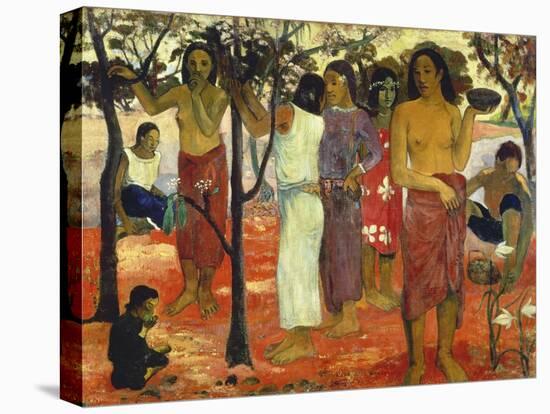 Nave Nave Mahana (Delightful Days), 1896-Paul Gauguin-Stretched Canvas
