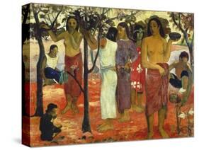 Nave Nave Mahana (Delightful Days), 1896-Paul Gauguin-Stretched Canvas