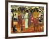 Nave Nave Mahana (Delightful Days), 1896-Paul Gauguin-Framed Giclee Print