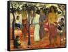 Nave Nave Mahana (Delightful Days), 1896-Paul Gauguin-Framed Stretched Canvas