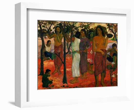 Nave Nave Nahana (Delicious Day), 1896-Paul Gauguin-Framed Giclee Print
