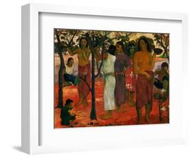 Nave Nave Nahana (Delicious Day), 1896-Paul Gauguin-Framed Giclee Print