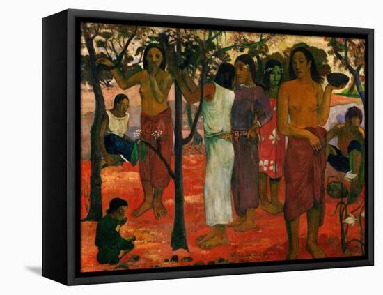 Nave Nave Nahana (Delicious Day), 1896-Paul Gauguin-Framed Stretched Canvas
