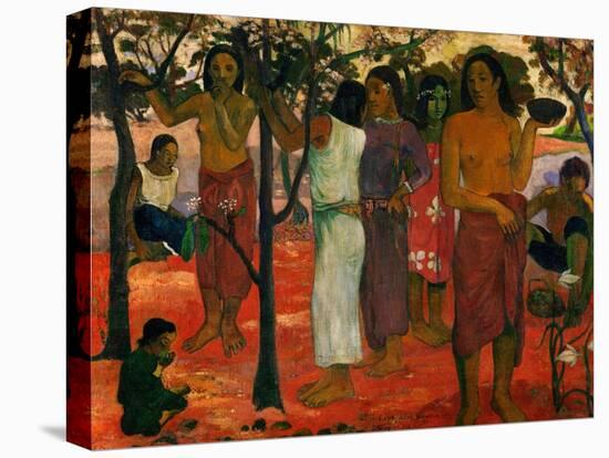 Nave Nave Nahana (Delicious Day), 1896-Paul Gauguin-Stretched Canvas