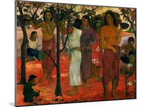 Nave Nave Nahana (Delicious Day), 1896-Paul Gauguin-Mounted Giclee Print