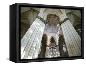 Nave of Abbey of Batalha-Fred de Noyelle-Framed Stretched Canvas