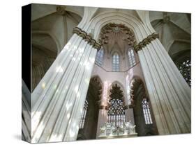 Nave of Abbey of Batalha-Fred de Noyelle-Stretched Canvas