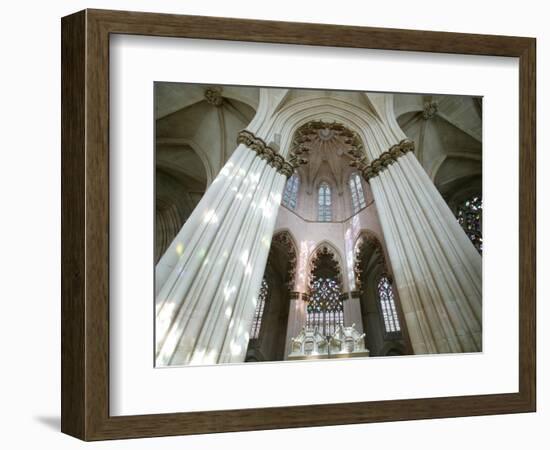 Nave of Abbey of Batalha-Fred de Noyelle-Framed Photographic Print