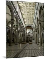 Nave of Basilica of San Lorenzo, Florence, Tuscany, Italy, Europe-Peter Barritt-Mounted Photographic Print