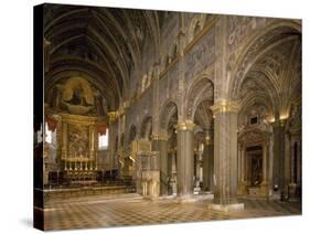 Nave of Cathedral of Santa Maria Assunta, Cremona, Italy, 12th-14th Century-null-Stretched Canvas