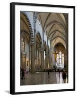 Nave of Church of Santa Maria Novella, Florence, UNESCO World Heritage Site, Tuscany, Italy, Europe-Peter Barritt-Framed Photographic Print