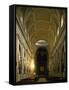 Nave of Palermo Cathedral, Sicily, Italy-null-Framed Stretched Canvas