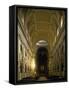 Nave of Palermo Cathedral, Sicily, Italy-null-Framed Stretched Canvas