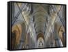 Nave of Southwark Cathedral in London-Bo Zaunders-Framed Stretched Canvas