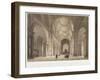 Nave of St Paul's Cathedral, Looking East Towards the Choir, City of London, 1850-Jules Louis Arnout-Framed Giclee Print