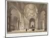 Nave of St Paul's Cathedral, Looking East Towards the Choir, City of London, 1850-Jules Louis Arnout-Mounted Giclee Print