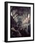 Nave of St. Peter's Church in Salzburg Where Mozart's " C Minor Mass" Was First Performed-Gjon Mili-Framed Photographic Print