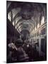 Nave of St. Peter's Church in Salzburg Where Mozart's " C Minor Mass" Was First Performed-Gjon Mili-Mounted Photographic Print
