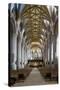 Nave of Tewkesbury Abbey (Abbey Church of St. Mary the Virgin)-Stuart Black-Stretched Canvas