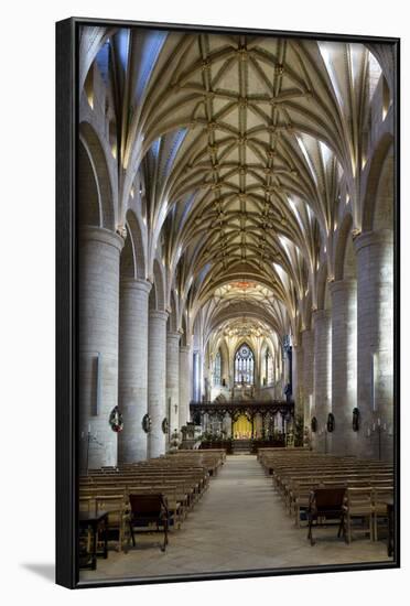 Nave of Tewkesbury Abbey (Abbey Church of St. Mary the Virgin)-Stuart Black-Framed Photographic Print