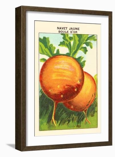 Navet Jaune Boule D'or-null-Framed Art Print