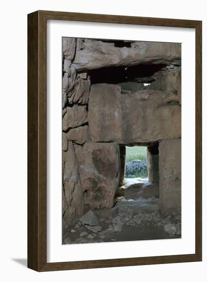 Naveta at Els Tudons, an Interior View, C.2000 Bc-CM Dixon-Framed Photographic Print