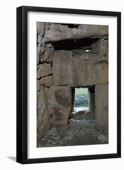 Naveta at Els Tudons, an Interior View, C.2000 Bc-CM Dixon-Framed Photographic Print