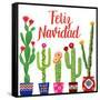 Navidad Tropical I-null-Framed Stretched Canvas