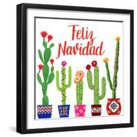 Navidad Tropical I-null-Framed Art Print