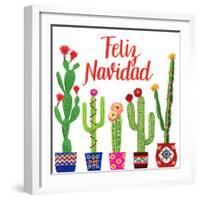 Navidad Tropical I-null-Framed Art Print