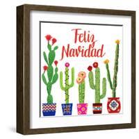 Navidad Tropical I-null-Framed Art Print