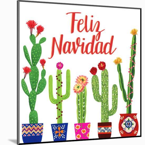 Navidad Tropical I-null-Mounted Art Print