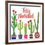 Navidad Tropical I-null-Framed Art Print