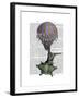 Navigating Rabbit-Fab Funky-Framed Art Print