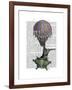 Navigating Rabbit-Fab Funky-Framed Art Print