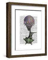 Navigating Rabbit-Fab Funky-Framed Art Print