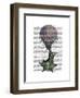 Navigating Rabbit-Fab Funky-Framed Art Print