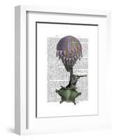 Navigating Rabbit-Fab Funky-Framed Art Print