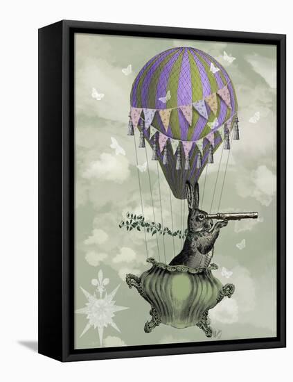 Navigating Rabbit-Fab Funky-Framed Stretched Canvas