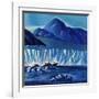 "Navigating Through Icebergs," July 19, 1941-Dale Nichols-Framed Giclee Print