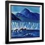 "Navigating Through Icebergs," July 19, 1941-Dale Nichols-Framed Giclee Print