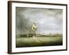 Navigation in the Bristol Channel (England), at the Mouth of the Avon. Oil on Canvas, 1837, by Jose-Joseph Walter-Framed Giclee Print