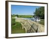 Navigation on Canal du Midi, Repudre Aqueduct, Paraza, Aude, Languedoc Roussillon, France-Tuul-Framed Photographic Print