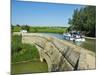 Navigation on Canal du Midi, Repudre Aqueduct, Paraza, Aude, Languedoc Roussillon, France-Tuul-Mounted Photographic Print