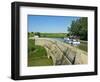 Navigation on Canal du Midi, Repudre Aqueduct, Paraza, Aude, Languedoc Roussillon, France-Tuul-Framed Photographic Print