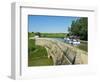 Navigation on Canal du Midi, Repudre Aqueduct, Paraza, Aude, Languedoc Roussillon, France-Tuul-Framed Photographic Print