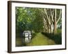 Navigation on Canal du Midi, UNESCO World Heritage Site, Aude, Languedoc Roussillon, France-Tuul-Framed Photographic Print