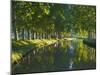 Navigation on Canal du Midi, UNESCO World Heritage Site, Aude, Languedoc Roussillon, France-Tuul-Mounted Photographic Print