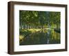 Navigation on Canal du Midi, UNESCO World Heritage Site, Aude, Languedoc Roussillon, France-Tuul-Framed Photographic Print