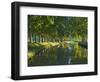 Navigation on Canal du Midi, UNESCO World Heritage Site, Aude, Languedoc Roussillon, France-Tuul-Framed Photographic Print